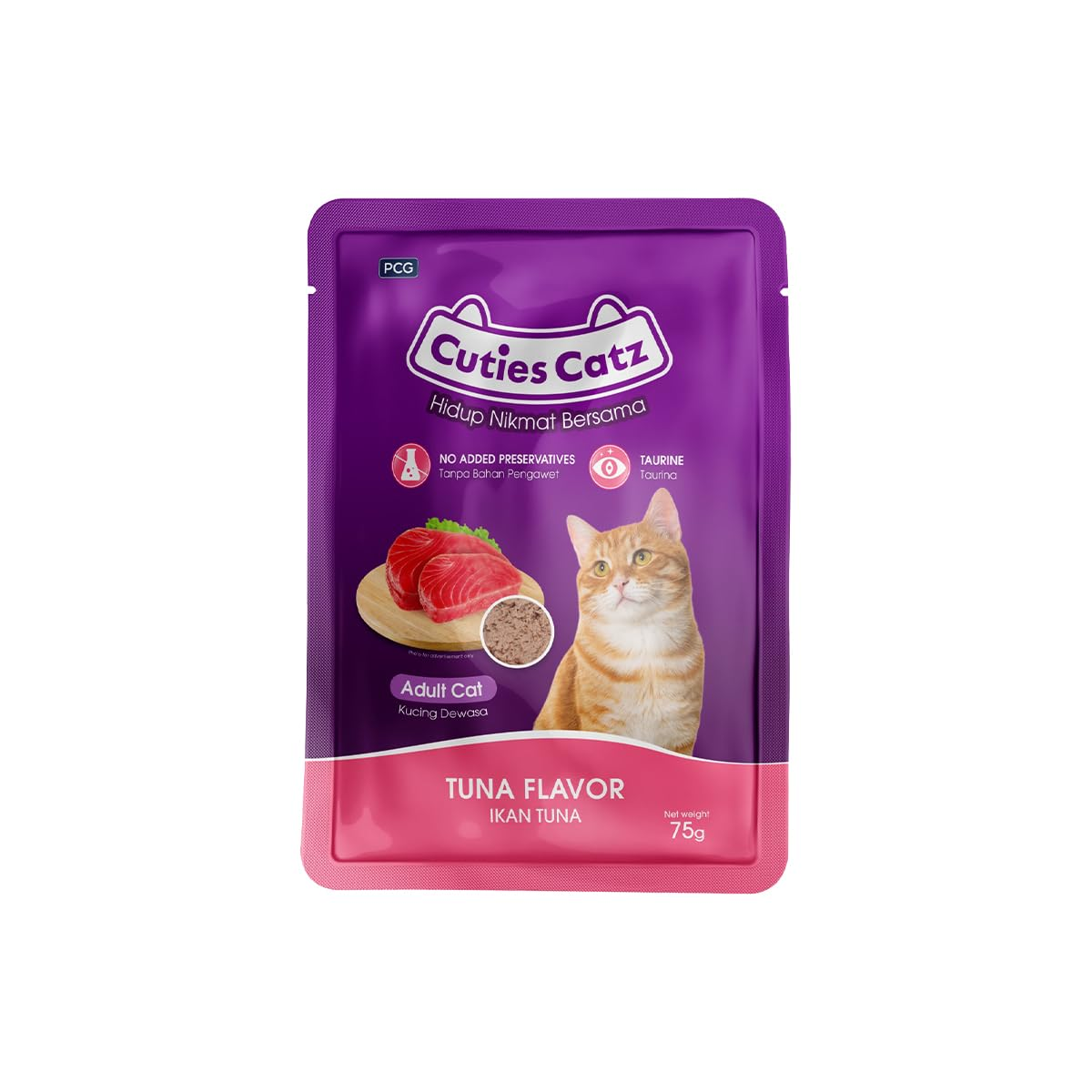 cutie catz tuna flavor gravy 75 g