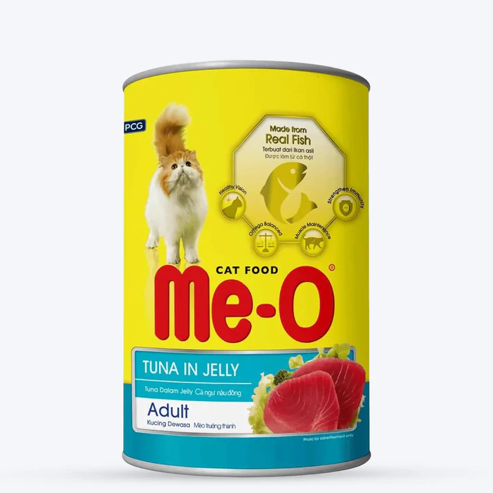 me-o tuna in jelly can 400 g