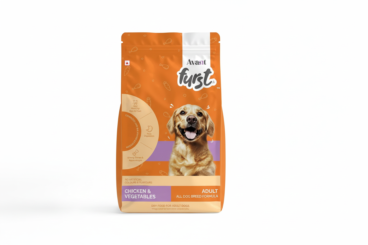 furst adult dog chicken & vegetables