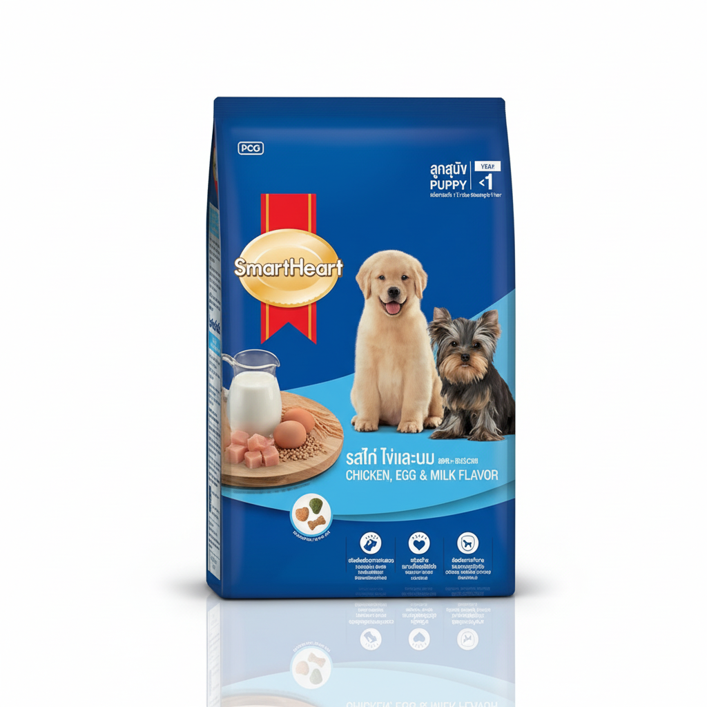 smartheart chicken, egg & milk