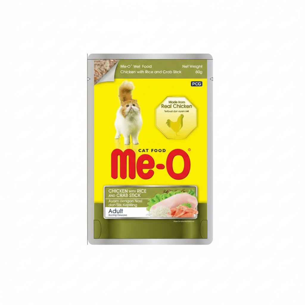 me-o chicken with rice & tuna gravy 80 g