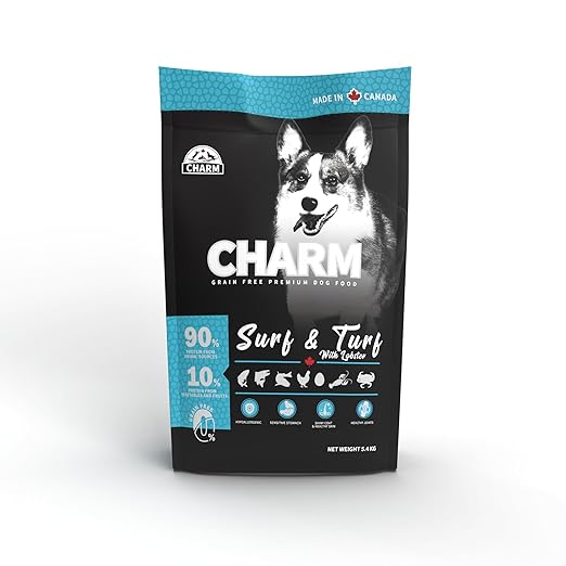 charm surf & turf dog
