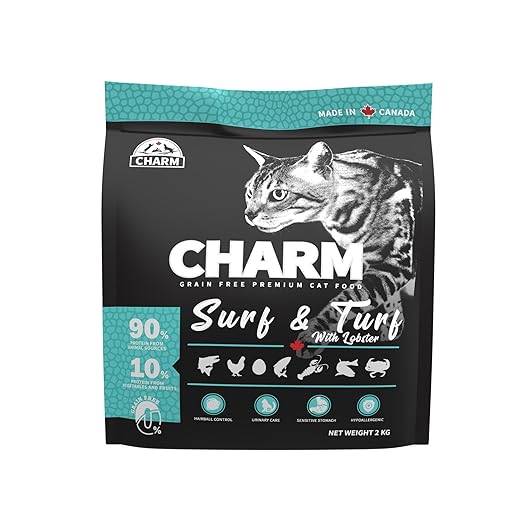 charm surf & turf cat