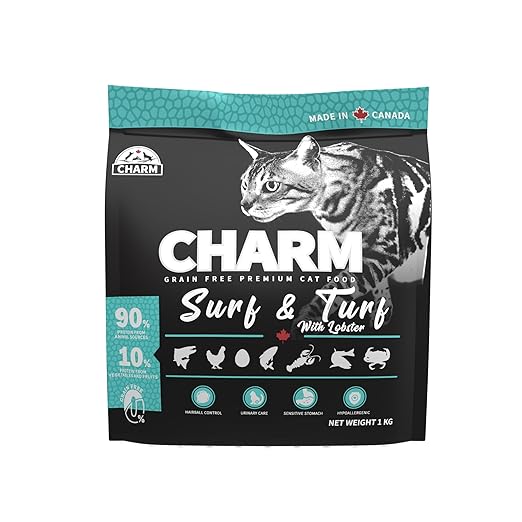 charm surf & turf cat