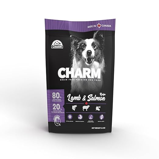 charm lamb & salmon dog