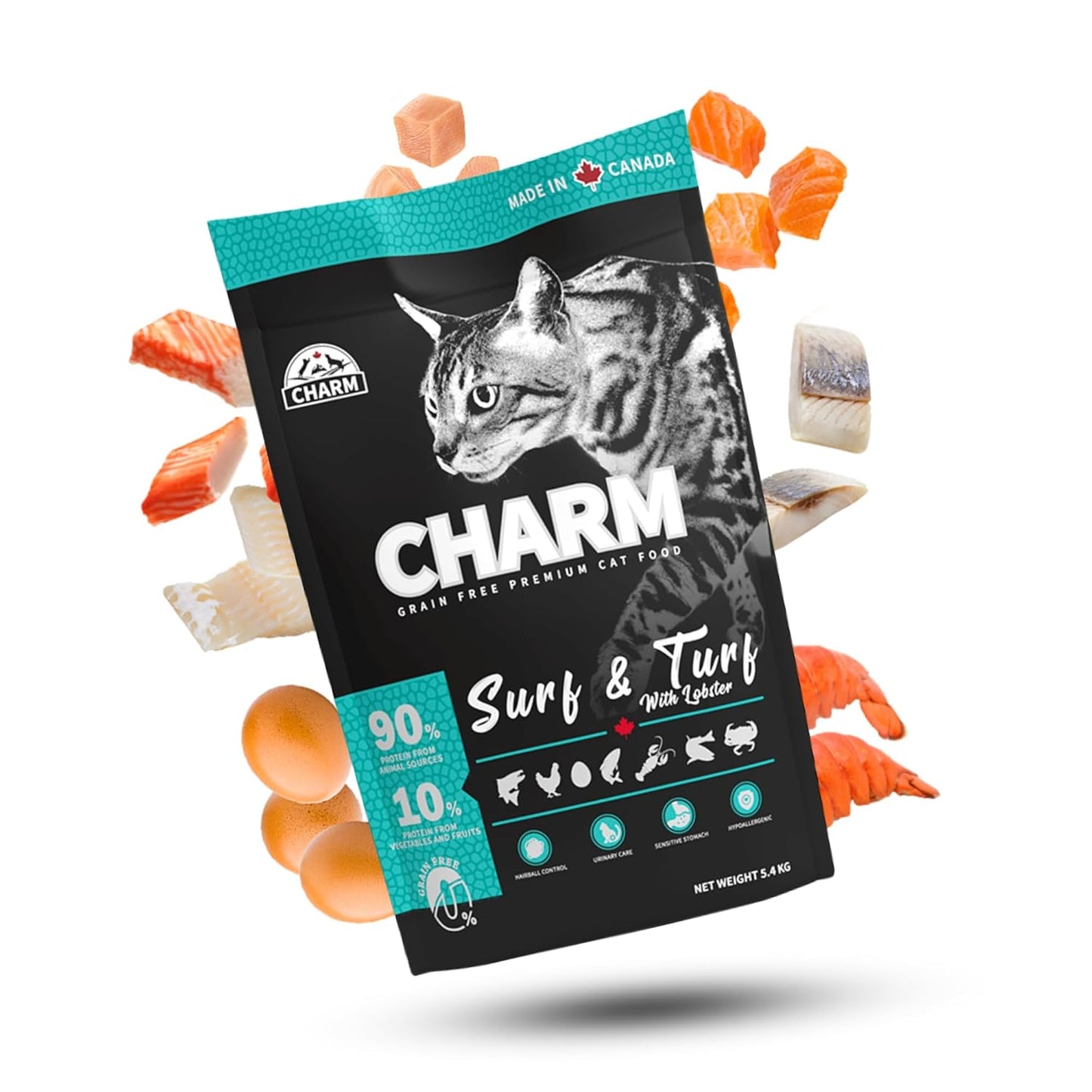 charm surf & turf cat