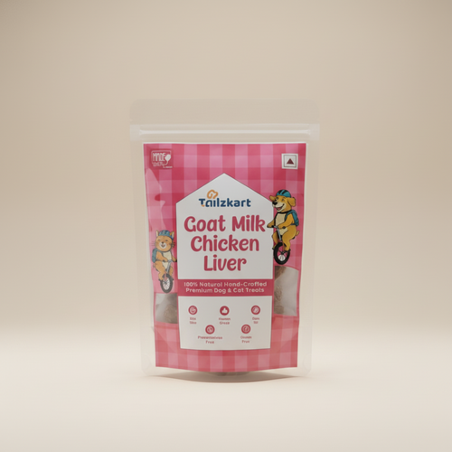 Premium Baked Treats- Goat Milk, Chicken Liver 70 G