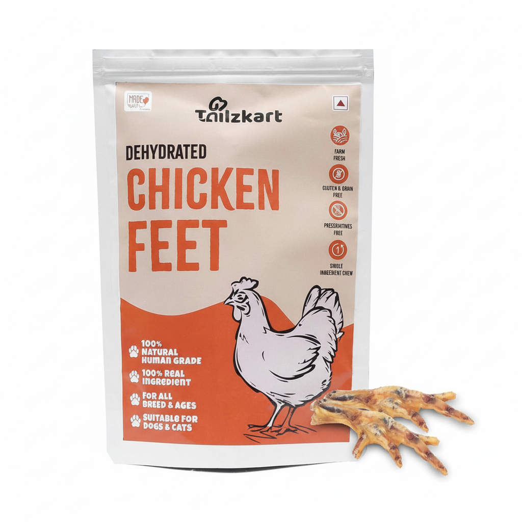 dehydrated chicken feet