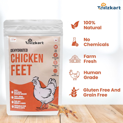 DEHYDRATED CHICKEN FEET