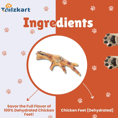 DEHYDRATED CHICKEN FEET