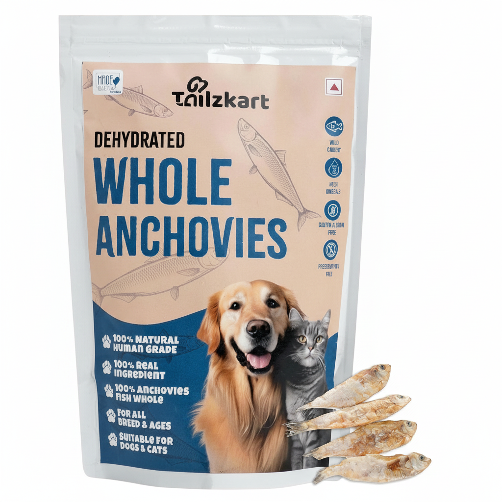 dehydrated whole anchovies