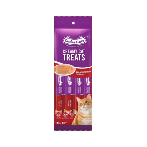 Cutie Catz Creamy Treat Salmon Flavour