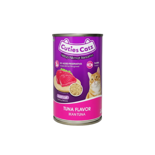 Cutie Catz Tuna Flavor Can 400 G