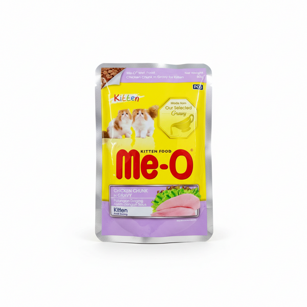 ME-O KITTEN CHICKEN CHUNK IN GRAVY 80 G