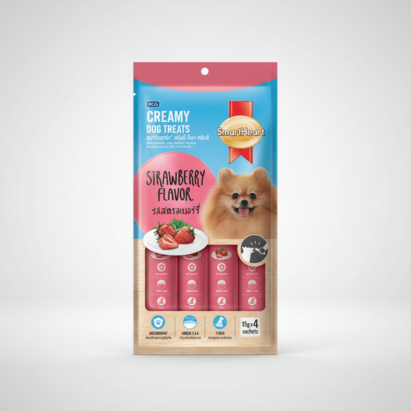 SMARTHEART CREAMY TREAT STRAWBERRY FLAVOR
