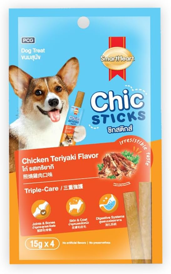 SMARTHEART CHICSTICKS CHICKEN TERIYAKI FLAVOR