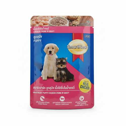 Smartheart Chicken & Liver Chunk In Gravy 80 G