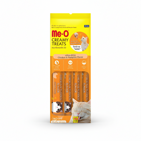 ME-O CREAMY TREAT CHICKEN & PUMPKIN FLAVOUR 60 G
