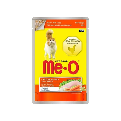 Me-O Chicken With Rice & Carrot Gravy 80 G